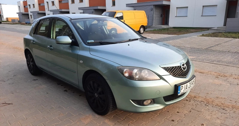 Mazda 3 cena 6900 przebieg: 185600, rok produkcji 2005 z Lipsk małe 352